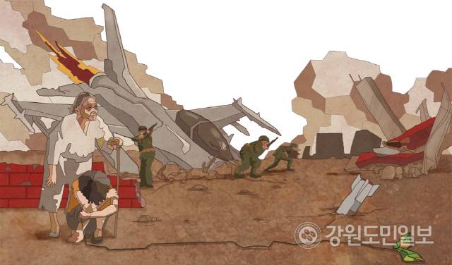 ▲ 이번 공습경보는 한국전쟁의 참화를 겪은 우리 국민들로 하여금 70여 년전의 깊은 상처를 떠올리게 했다. 동시에 불안한 한반도 상황을 깨닫게 했다.