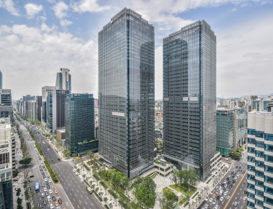 서울 강남구 테헤란로 센터필드 전경. 이지스자산운용 제공.