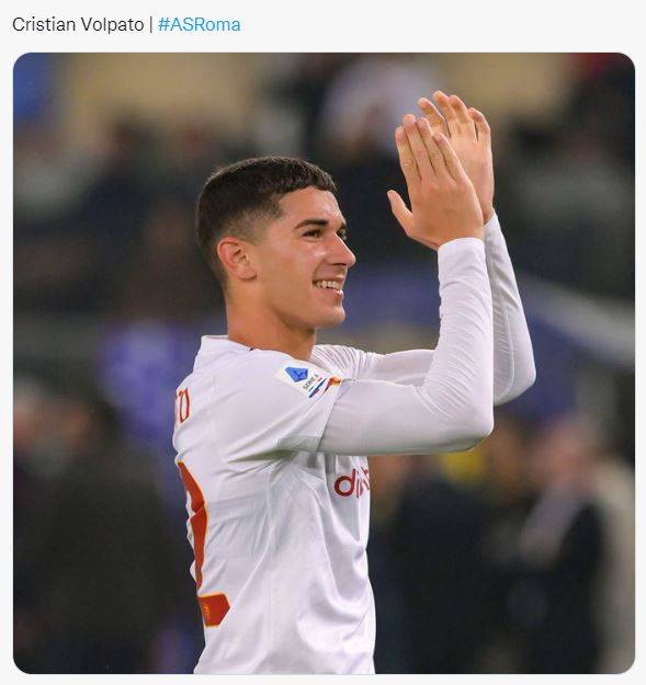 크리스티안 볼파토(AS로마). AS로마 트위터 캡처