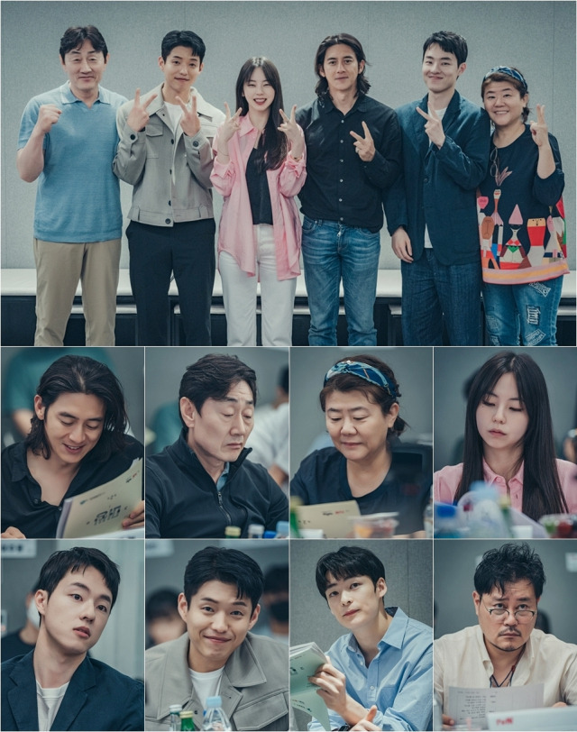 '미씽2' 대본리딩 현장 / 사진=tvN 제공