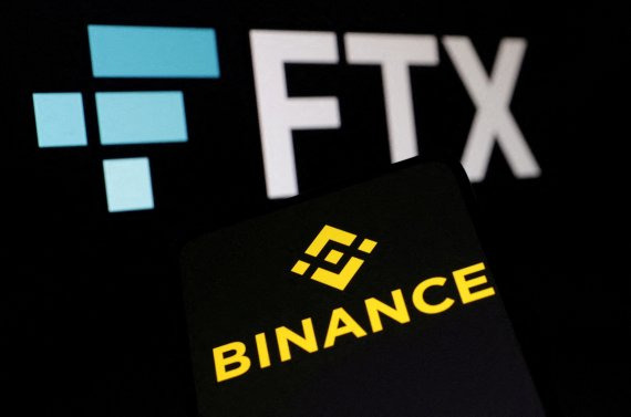 FILE PHOTO: FILE PHOTO: Binance and FTX logos are seen in this illustration taken, November 8, 2022. REUTERS/Dado Ruvic/Illustration/File Photo/File Photo /REUTERS/뉴스1 /사진=뉴스1 외신화상