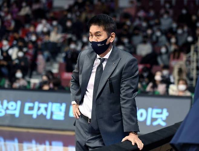 안양 KGC의 김상식 감독.   한국프로농구연맹(KBL)