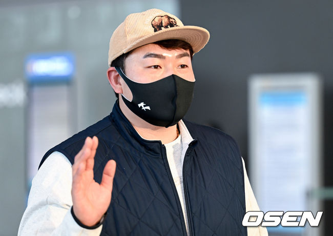 [OSEN=인천공항, 김성락 기자] 피츠버그 최지만. 2022.02.18 /ksl0919@osen.co.kr