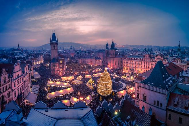 프라하 크리스마스 마켓. (사진=Prague City Tourism·체코관광청) photo@newsis.com *재판매 및 DB 금지