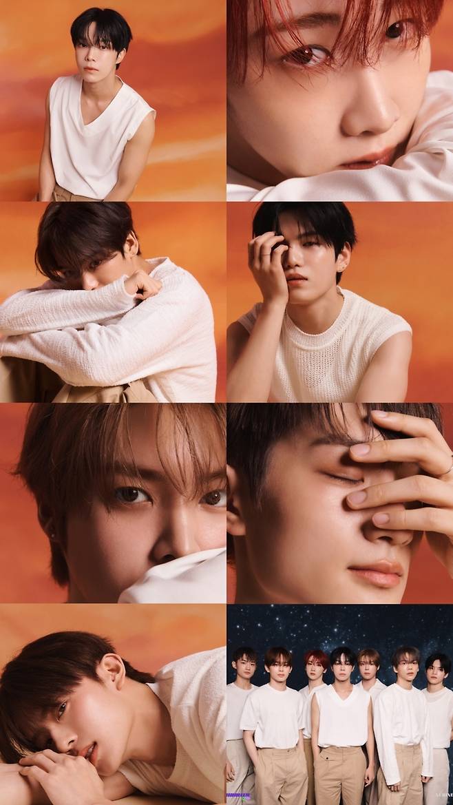 This time, he showed off his innocence.Verivery has released a new official photo, drawing attention.Jellyfish Entertainment, a subsidiary of the company, posted a new single album  ⁇ Liminality - EP.LOVE  ⁇  shiver version official photo on Veriverys official SNS account on the 12th.Especially, the official version of the Shiver version, which was released this time, is getting a bigger response to the fans by conveying pure and shy feelings that are contrary to the official photos of the kitsch mood filled with colorful colors previously released.In the official official photo, Dong-heon stared at the camera with a sleeveless outfit, creating a moody atmosphere.Ho Young fascinated the hearts of those who sent soft eyes with close-up shots, and Min-chan squatted and stared at the air with faint Feelings and emanated a young boy.In addition, Gye-hyun boasted a sexy look with a sparkling eye, boasting a multi-faceted muscle, and Yeon-ho gave a charismatic charm in softness.Yong Seung covered his face with his hand, closed his eyes tightly, boasted a masculine jaw line, and felt a lethal atmosphere. Kang Min leaned on his arm and showed off his finished visuals.In addition, Veriverys group official photo, which looks at the camera with soft styling with white tops and beige pants on the background reminiscent of the Milky Way, all seven members show the appearance of idol  ⁇   ⁇   ⁇   ⁇   ⁇  of different charms, I raised the excitement index to the utmost.As such, Verivery is releasing a variety of content in the run-up to the comeback, and the fans are getting more and more excited about the new album.Meanwhile, Veriverys third single album,  ⁇ Liminality - EP.LOVE  ⁇  will be released on various online music sites at 6 pm on the 14th.