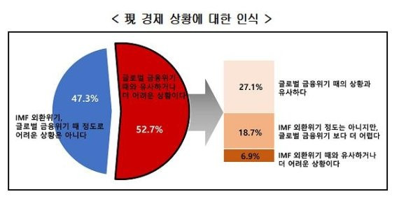 한국 현 경제 상황에 대한 전문가 의견. 한국경영자총협회 제공