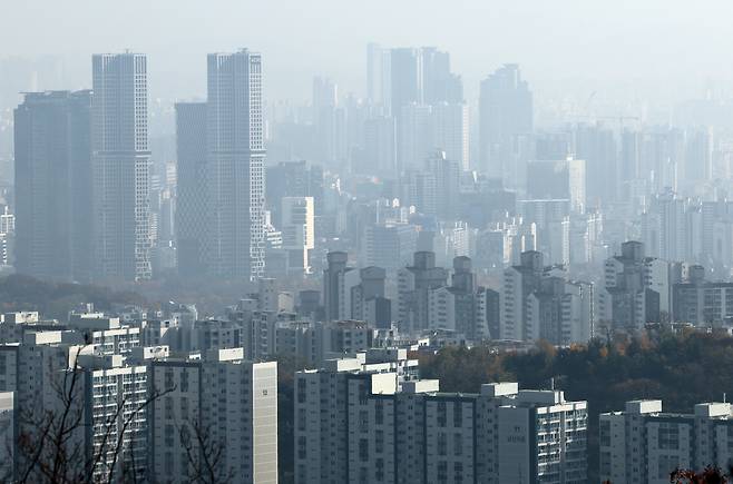 서울 시내 아파트. [연합]