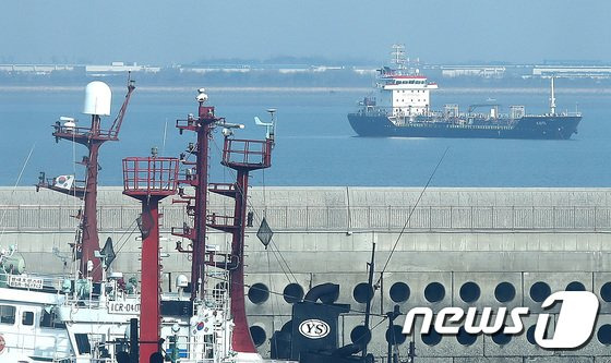 북한과 연계된 것으로 의심 받아 억류된 파나마 선적 (자료사진) 2018.1.1/뉴스1 © News1 오장환 기자