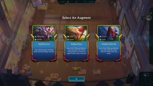 신규 시스템 '영웅 증강' 화면 예시