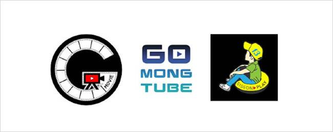 지무비와 고몽, 김시선 채널의 로고(왼쪽부터). [유튜브 캡처]