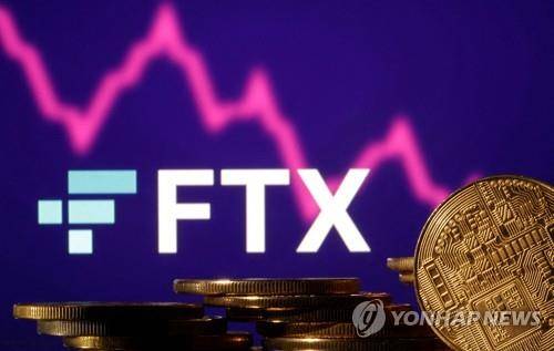 FTX 로고 가상화폐 차트  [로이터 연합뉴스 자료사진. 재판매 및 DB 금지]
