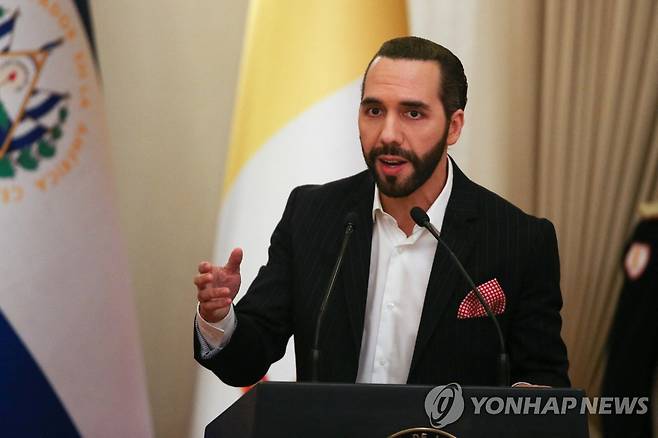 나이브 부켈레 엘살바도르 대통령 [로이터 연합뉴스 자료사진. 재판매 및 DB 금지]