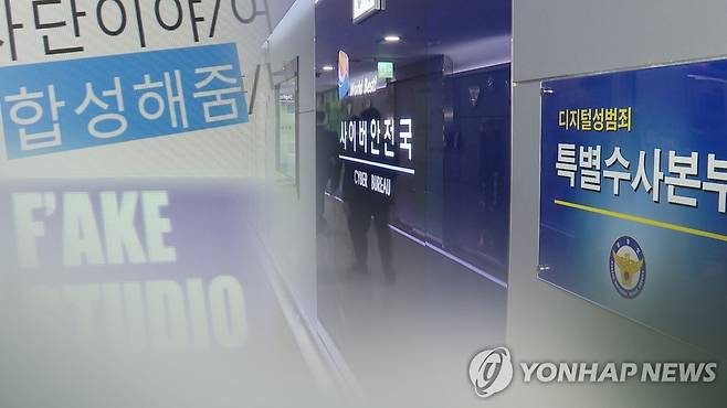 딥페이크·알페스 신종수법…사이버성폭력 집중단속  (CG) [연합뉴스TV 제공]