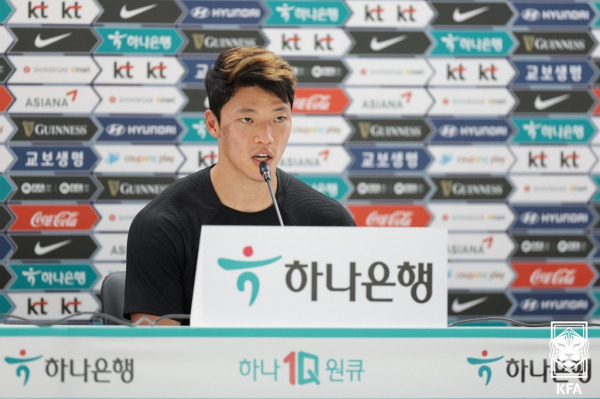 대한민국 축구 국가대표 공격수 황희찬. 사진｜KFA 제공