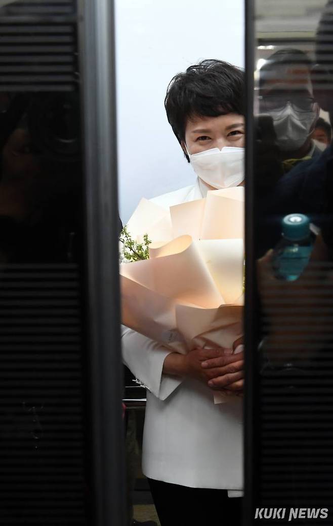 김은혜 대통령실 홍보수석. &nbsp; 사진=박효상 기자