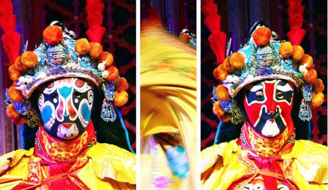 2019년 2월 베이징 라오서 차관에서 관람한 변검 공연. 도포자락 한 번 휘날리면 얼굴이 바뀌어 있다. ⓒ최종명