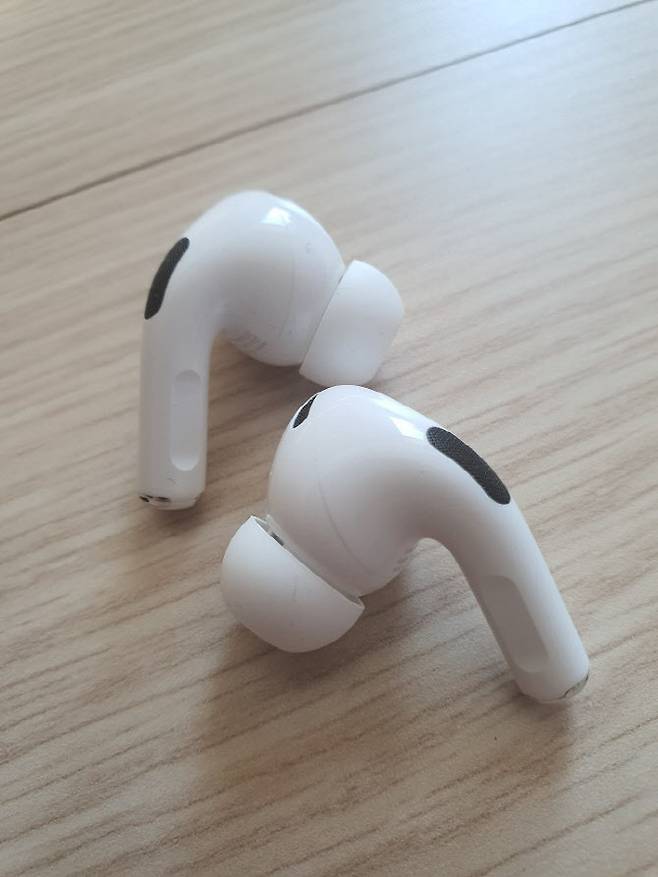 이어버드 자체 디자인에 큰 변화는 없지만 볼륨 조절 기능이 새로 생겼다. (사진=김정유 기자)