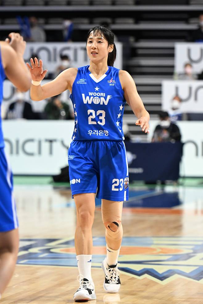 여자프로농구 아산 우리은행의 김단비 사진=WKBL 제공