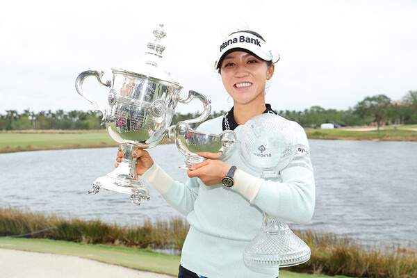 2022년 미국여자프로골프(LPGA) 투어 시즌 최종전 CME그룹 투어 챔피언십 우승을 차지한 리디아 고. 사진제공=Getty Images_LPGA