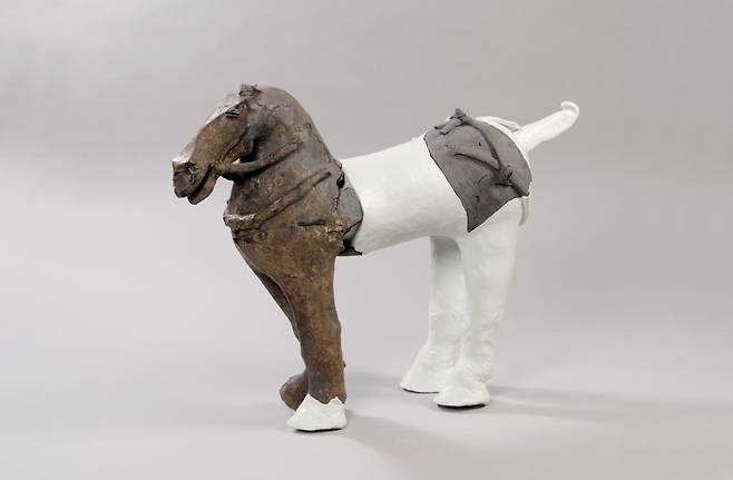 2019년 재발굴 과정에서 나온 말 도용  [국립경주박물관 제공. 재판매 및 DB 금지]