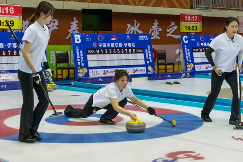 The 2022 Chinese Curling League (Yichun) was held in Yichun City.