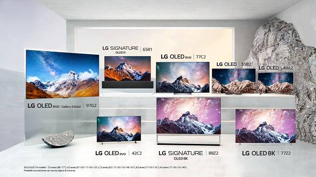 LG전자의 OLED TV 라인업/사진=LG전자 제공