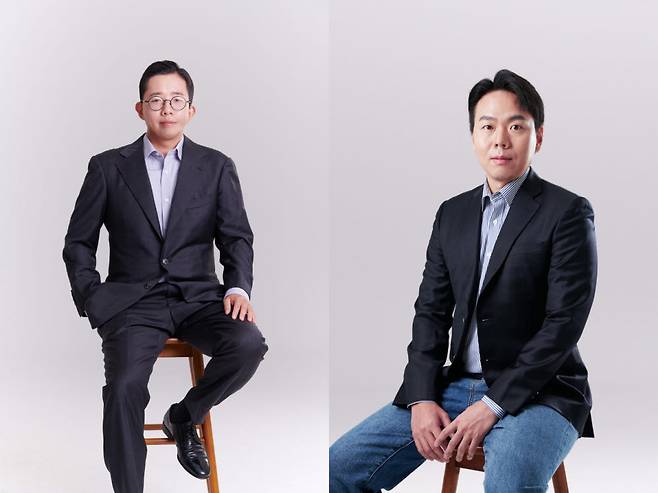 웨이브릿지에 새롭게 합류한 김승민 COO(왼쪽)와 강병하 공동 CIO.