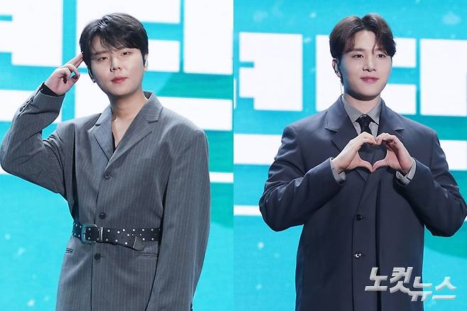 왼쪽부터 고막소년단 정승환, 김민석. 황진환 기자