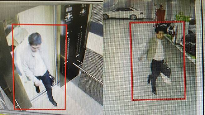 도주 당일 집을 나서는 김봉현 전 스타모빌리티 회장 (사진=서울남부지검 제공)