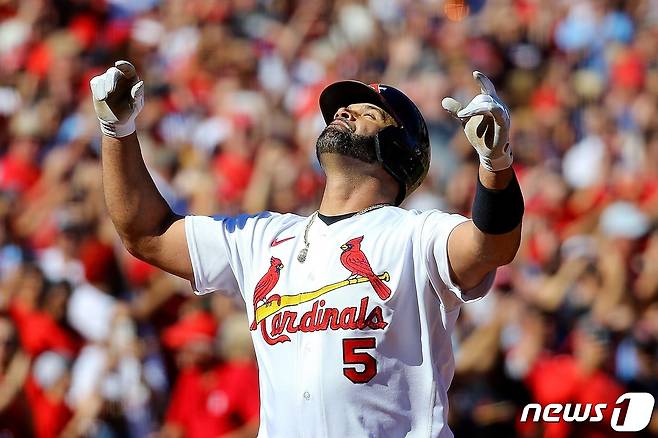 알버트 푸홀스(세인트루이스 카디널스). ⓒ AFP=뉴스1