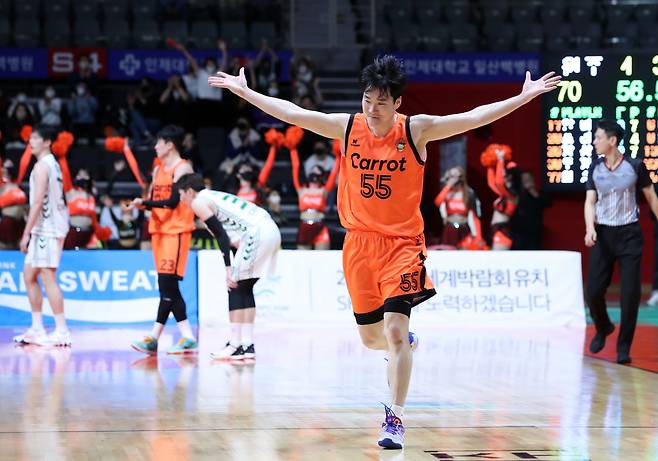 캐롯 김진유. 사진제공=KBL