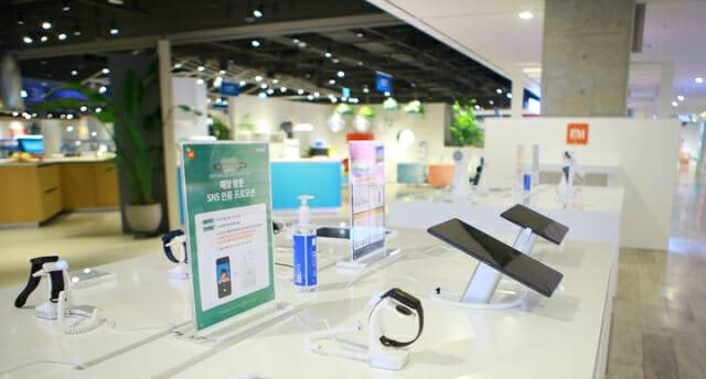 샤오미 국내 1호 '라이트 스토어' 용산점(사진=뉴시스)