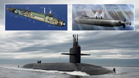 오하이오급 전략 핵잠수함(SSBN) USS 테네시, 미국은 오하이오급 핵잠수함을 14척 보유하고 있다. 제2차 세계대전 이후에 개발됐다. 핵분열 방식을 응용한 원자로를 동력으로 사용하는 잠수함이 원자력 잠수함이다. 최초로 실용화한 미 해군이 함종 분류기호를 만들었다. SSBN은 재충전 없이 9년간 이동가능하며 최고속도는 잠항시 20노트(37.04km/h) 이상이다. SLBM 발사관 24개 탑재된 트라이던트 II는 다탄두로 미사일 한기당 475kt W88 열핵탄두 8발이 들어간다. 총 192발의 핵탄두를 투하할 수 있다. 한 척으로 웬만한 국가를 소멸시킬 수 있다는 평가를 받는다. 자료=내셔널 인터레스트(national interest)