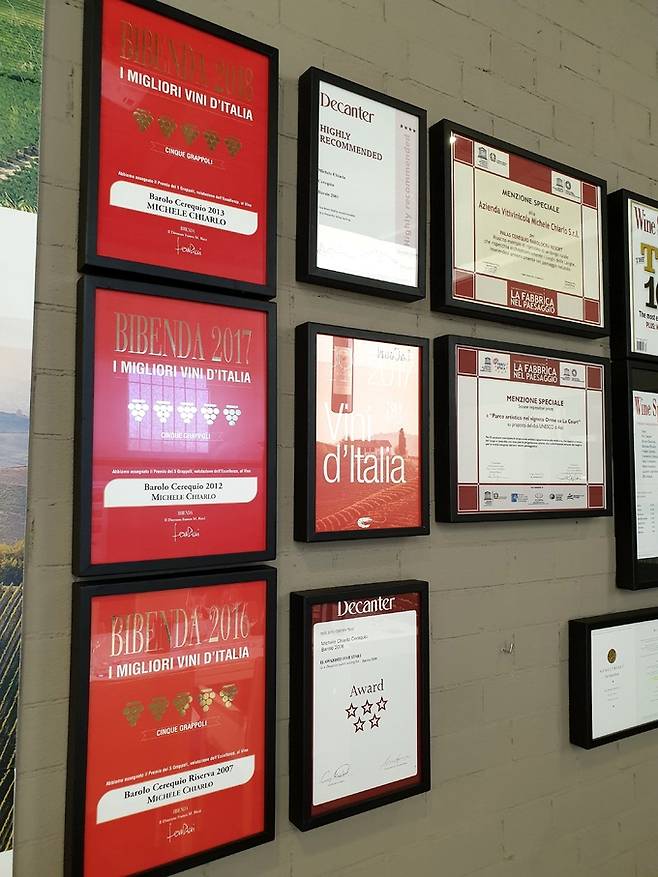 미켈레 끼아를로가 받은 어워드