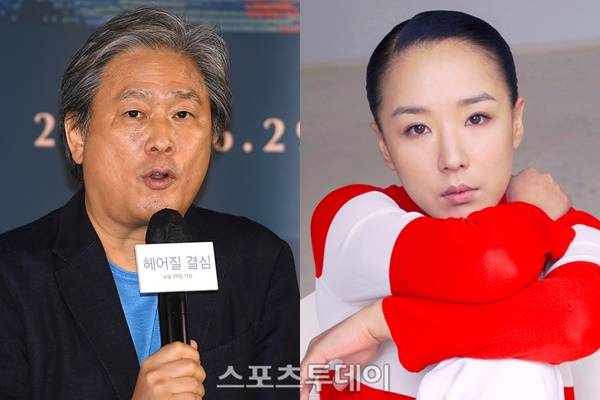 박찬욱 감독 고 강수연 / 사진=DB