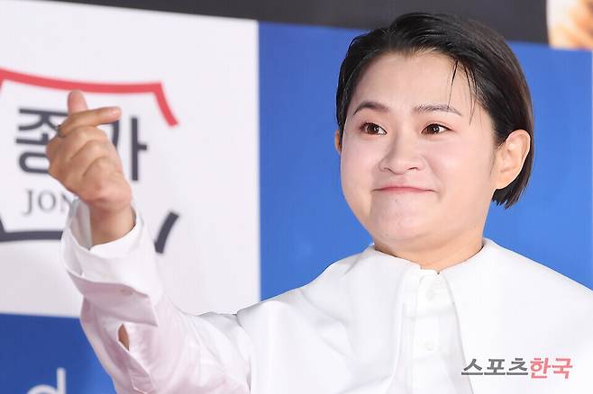 제43회 청룡영화상 시상식에 참석한 김신영. ⓒ이혜영 기자 lhy@hankooki.com