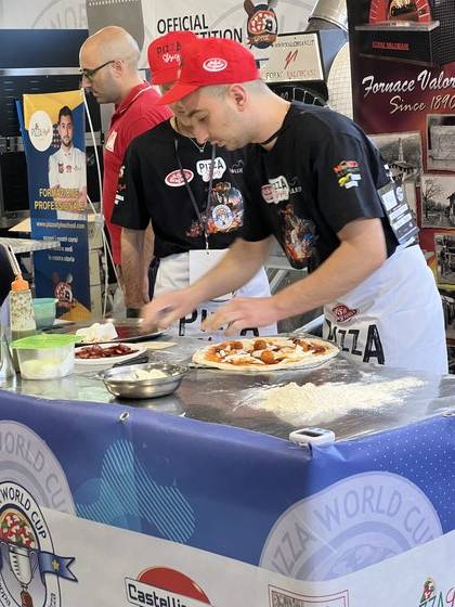 다양한 피자가 등장한 로마 월드컵 피자 대회. 사진제공 이진형 셰프