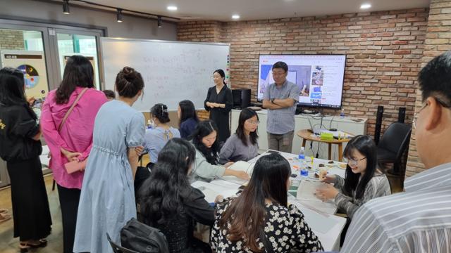 호찌민시에 위치한 베트남 거점 세종학당에서 학생들이 수업을 듣는 모습. 호찌민=박경담 기자