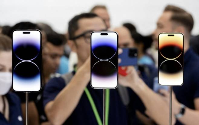 아이폰14 프로 모델 [사진 = 연합뉴스]