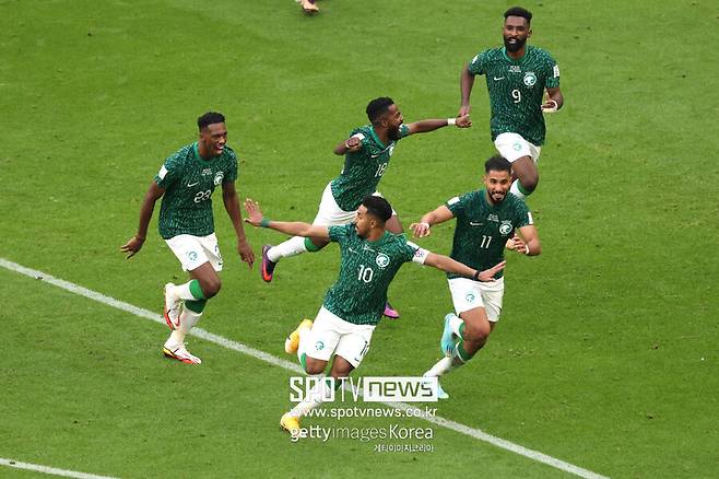 ▲ 사우디아라비아가 1차전에서 아르헨티나를 꺾는 이변을 만들어냈다.
