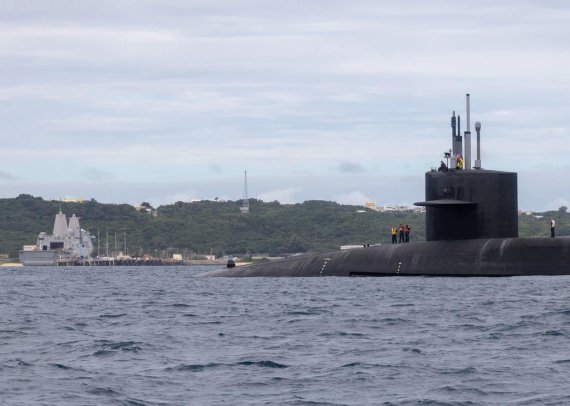 오하이오급 유도(크루즈)미사일 핵추진 잠수함 미시간함. 사진=미 인도태평양사령부 홈페이지 캡처