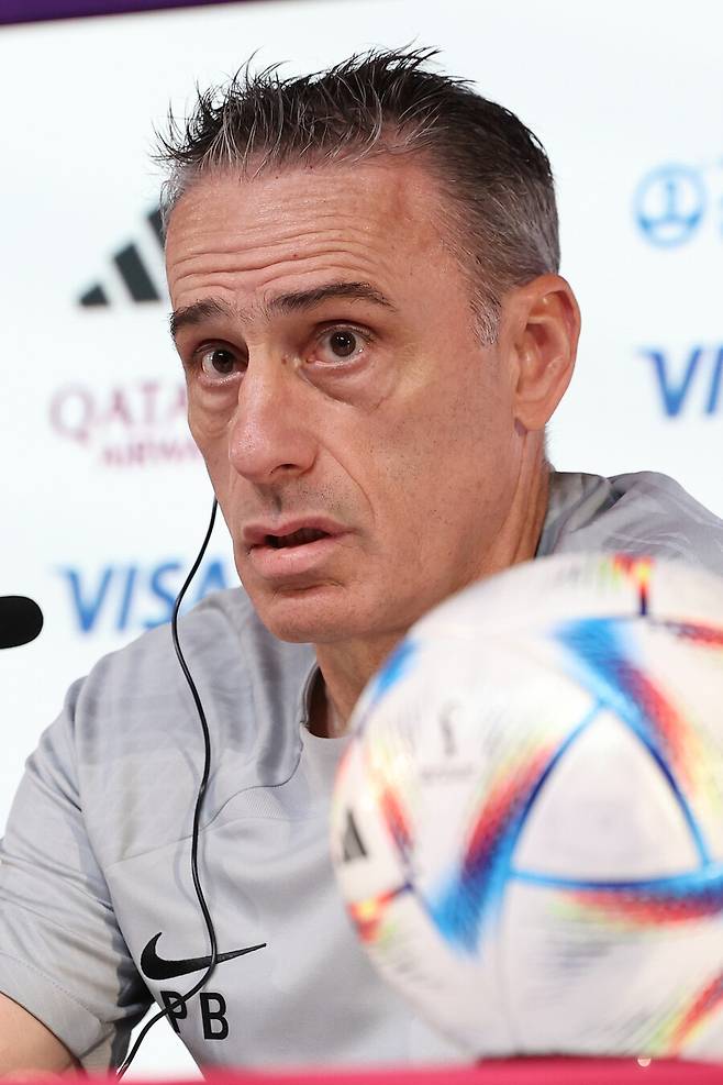 ▲ 파울루 벤투 축구대표팀 감독이 가나전을 하루 앞두고 공식 기자회견에 나섰다. ⓒ연합뉴스