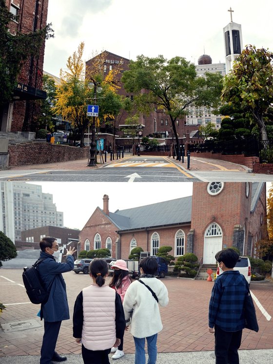 한국 최초의 서양식 근대 교육 기관인 배재학당의 설립자 아펜젤러 목사는 정동제일교회의 창립자이기도 하다. 정동제일교회는 당시 부근에 있는 배재학당과 이화학당 학생들이 많이 활동하던 곳이기도 했다. 서울시 중구청 제공.