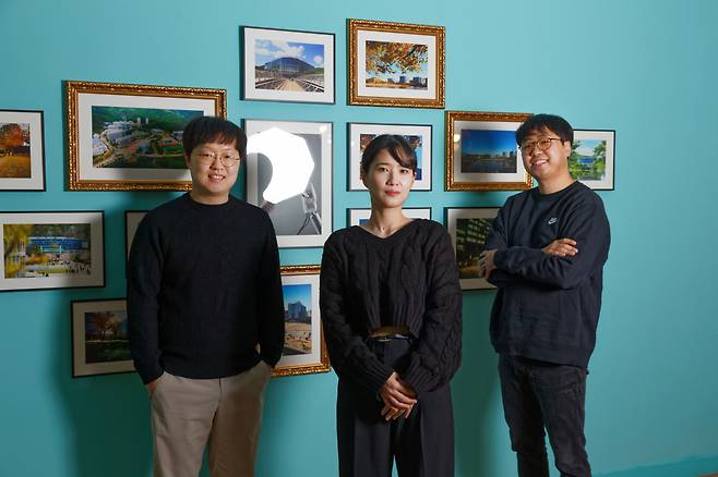 이번 연구를 수행한 연구진. 왼쪽부터 정동현 박사, 이유정 연구원, 손영진 연구원.[UNIST 제공]