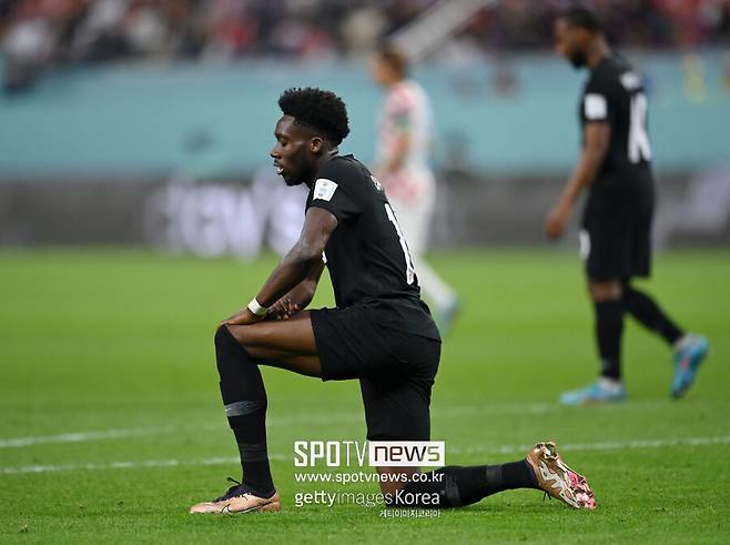 ▲ 고군분투했지만 캐나다의 월드컵 탈락을 막지 못한 알폰소 데이비스.