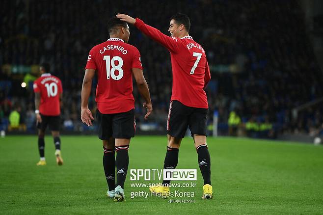 ▲ 카세미루와 크리스티아누 호날두