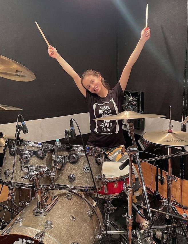 ▲ 일본 밴드 파라독엑스의 드러머이자 축구 팬인 쇼노 ⓒ쇼노 인스타그램 캡처