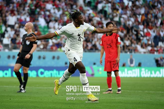 ▲ 모하메드 살리수의 득점으로 가나가 리드를 잡았다.