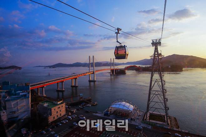 2023 열린관광지로 선정된 경남 사천의 사천바다케이블카