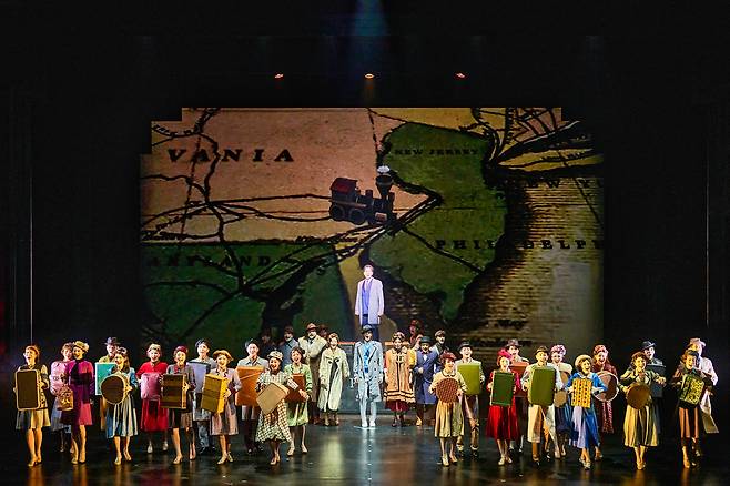 뮤지컬 '브로드웨이 42번가' 공연 모습. (샘컴퍼니 제공)